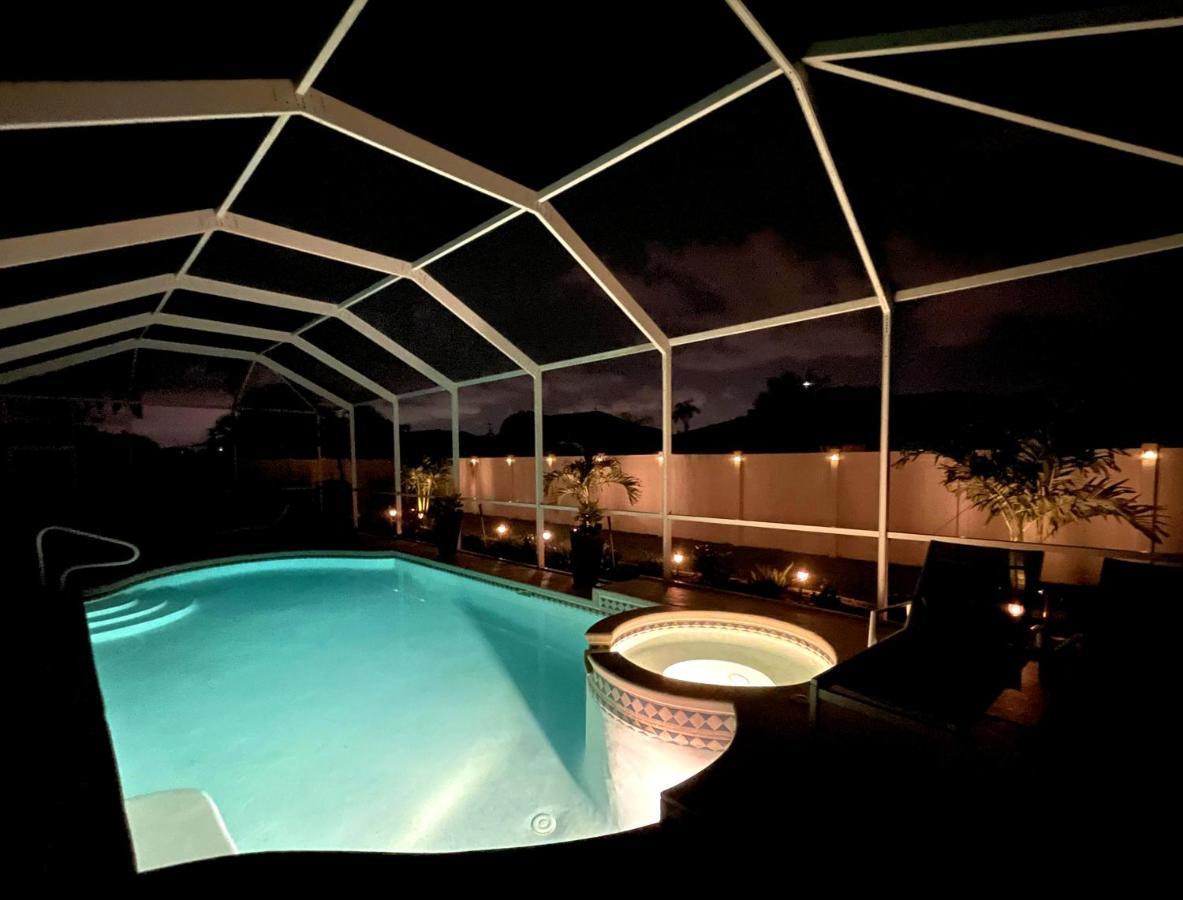 Villa-Haze, Lots Of Privacy, Solar & Electric Heated Pool And Spa Cape Coral Exterior foto